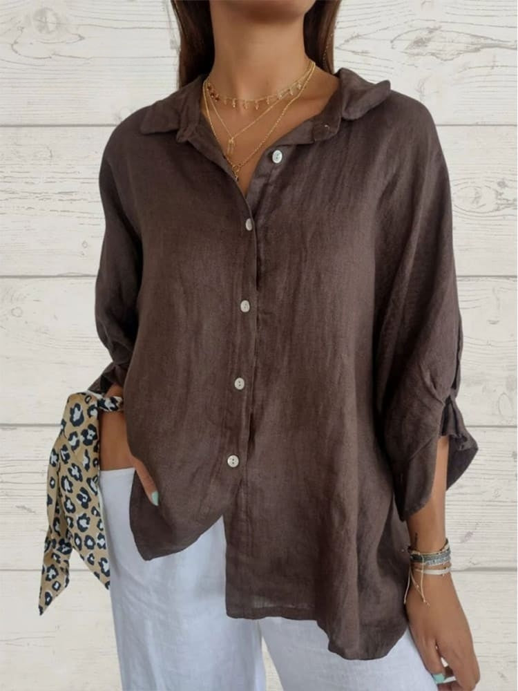 Annabelle | Chic Linen Blouse