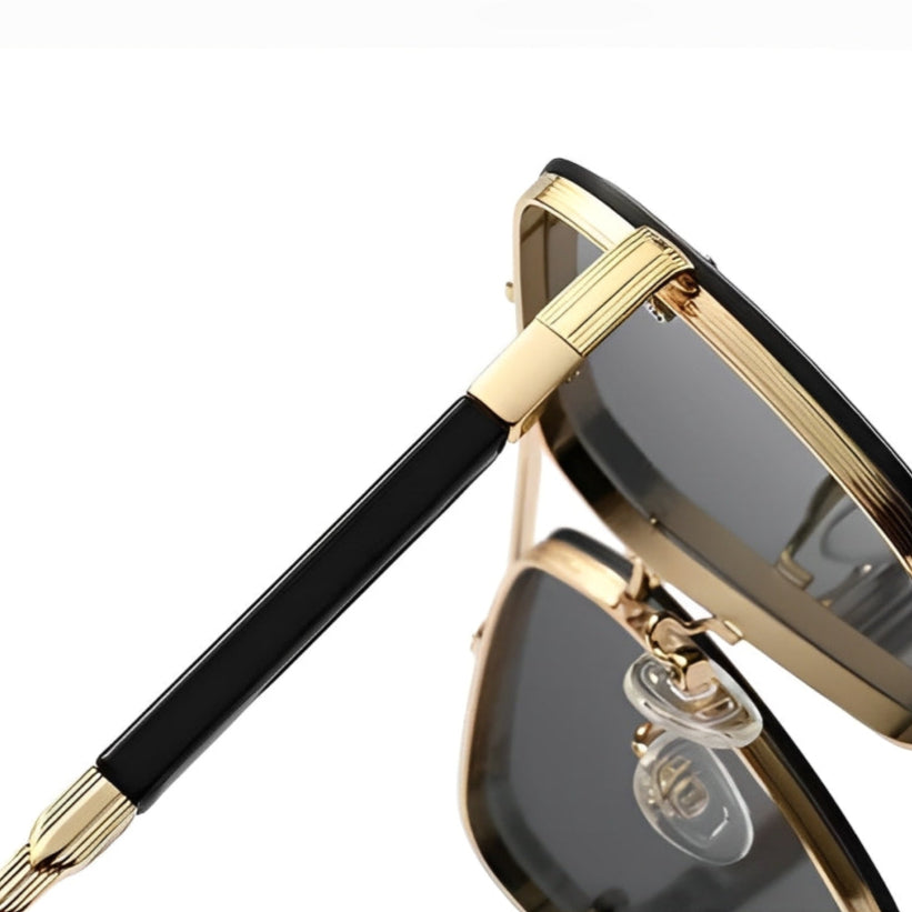 Raven Retro Aviator Sunglasses