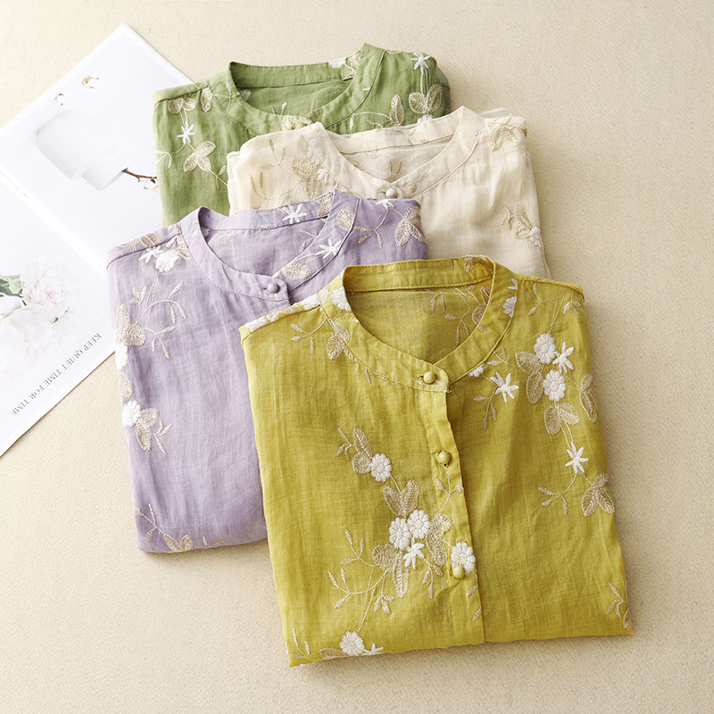 Meadow Breeze Embroidered Blouse