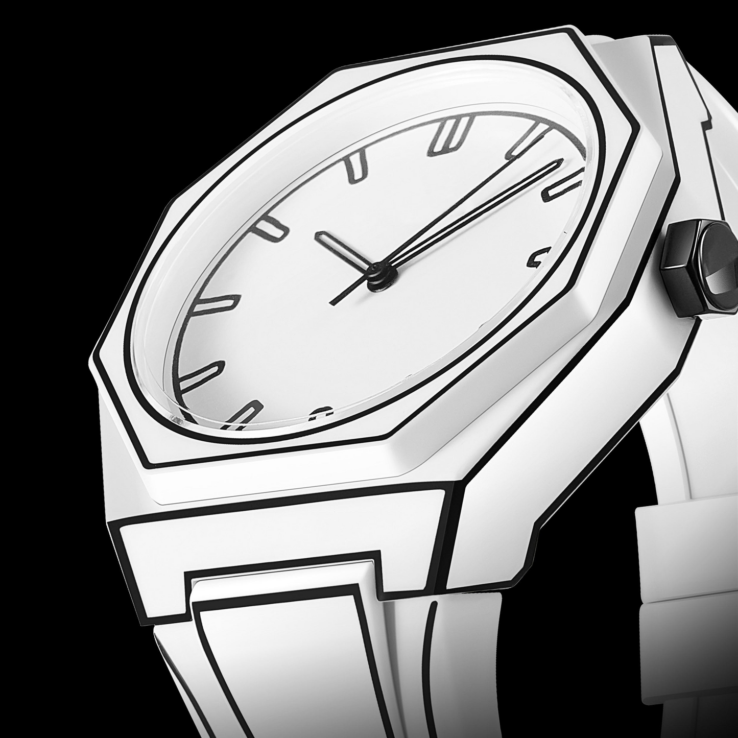 Riccardo Outlined 2D Watch