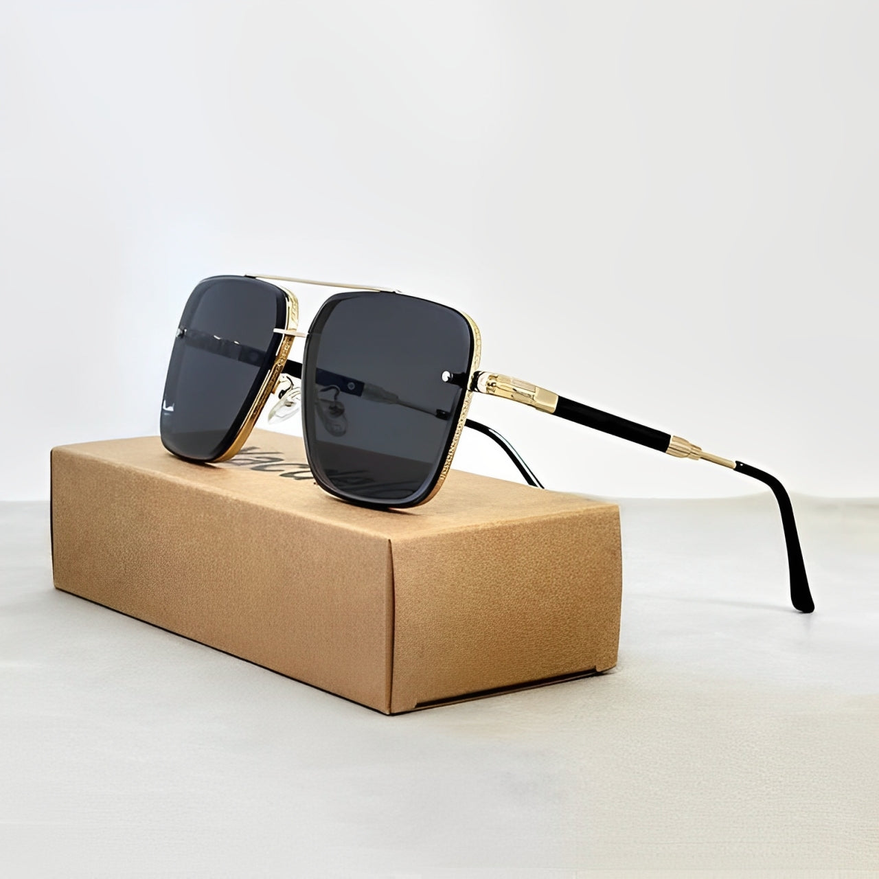 Raven Retro Aviator Sunglasses