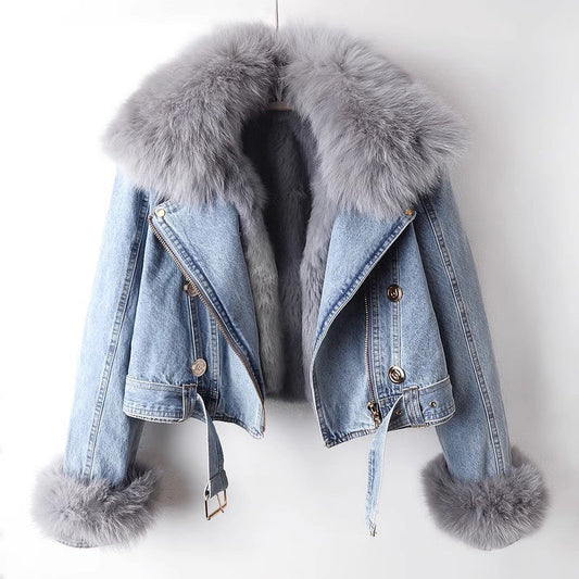 Bethany Luxurious Denim Coat
