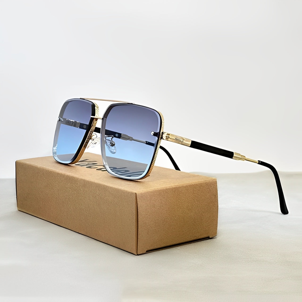 Raven Retro Aviator Sunglasses