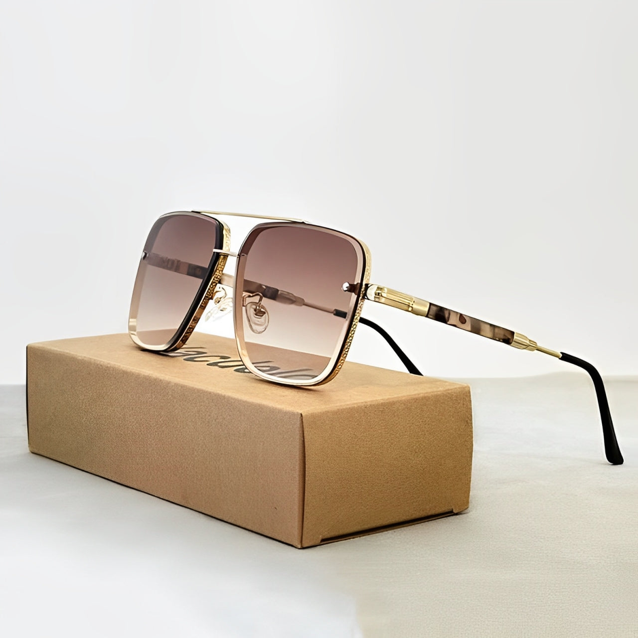 Raven Retro Aviator Sunglasses