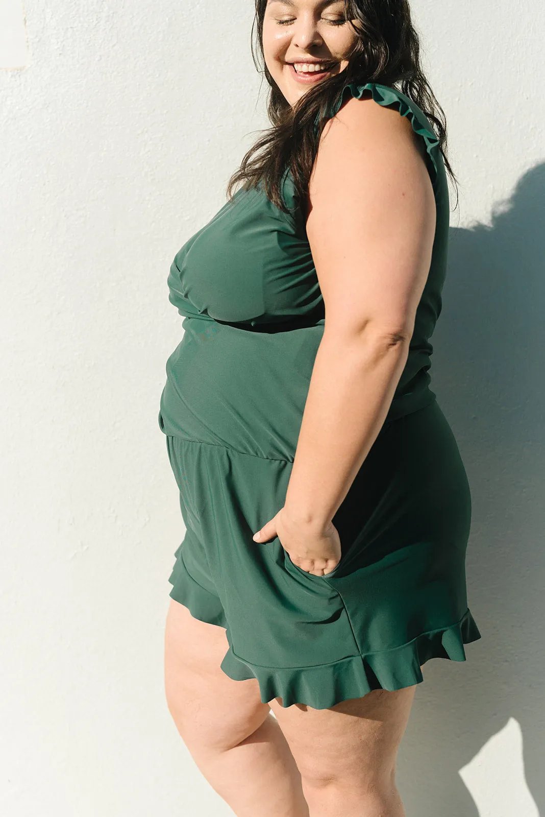 Sasa – Swimsuit with Ruffles and Bust Support