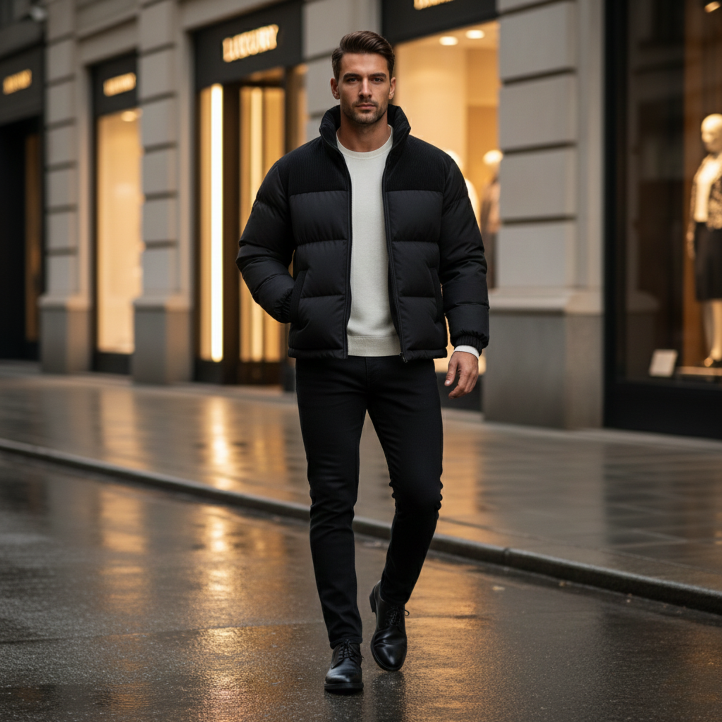 Draxler Corduroy Panel Jacket