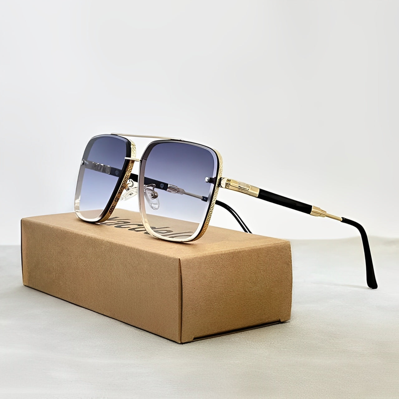 Raven Retro Aviator Sunglasses