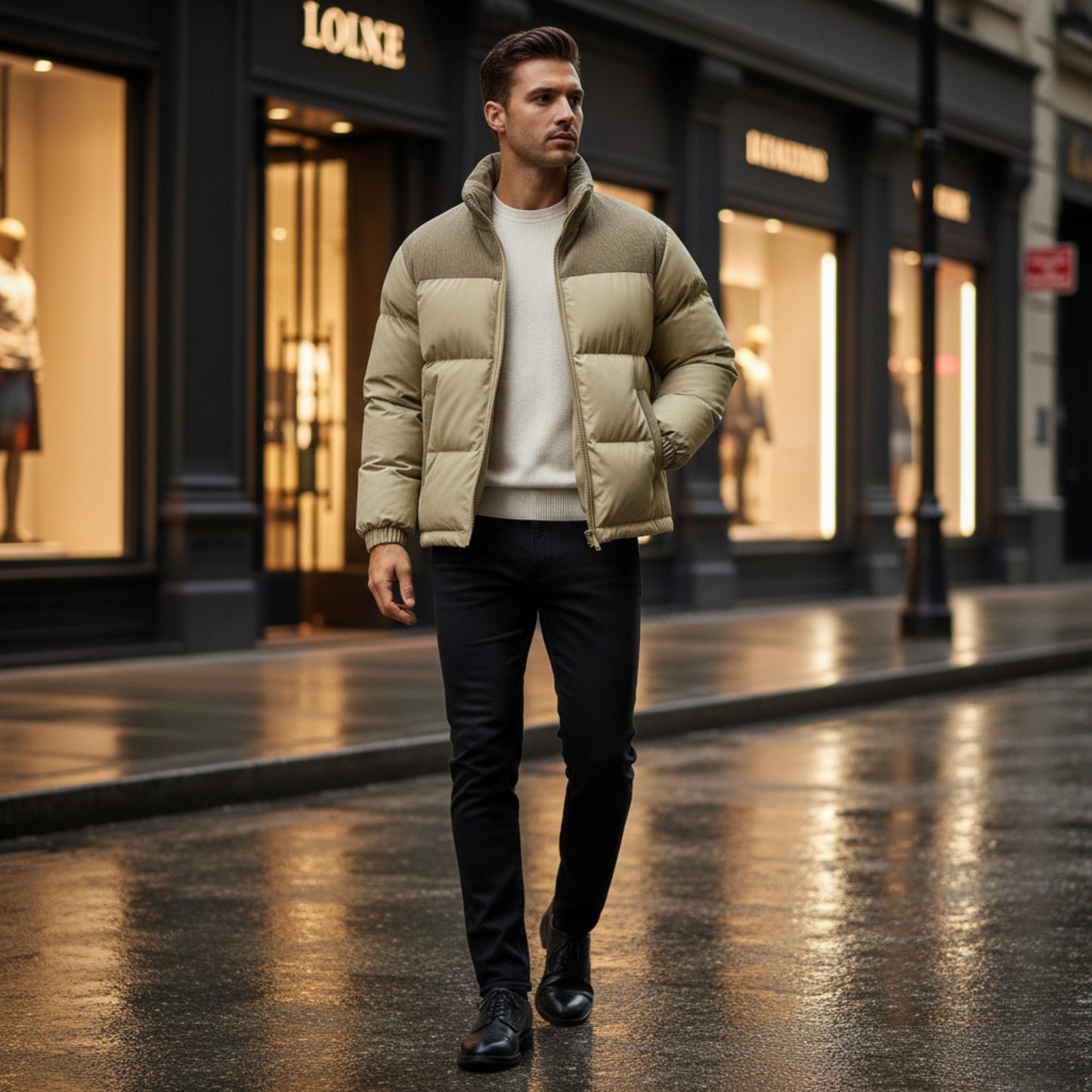 Draxler Corduroy Panel Jacket