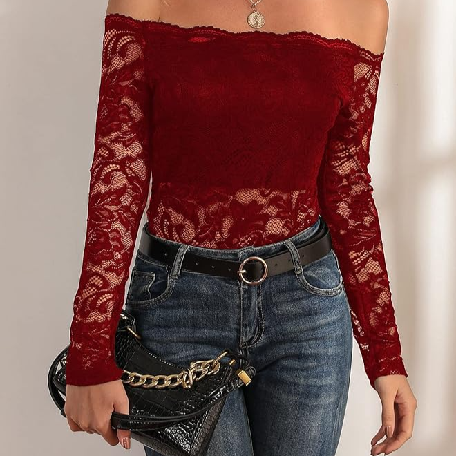 Olivia Floral Lace Top