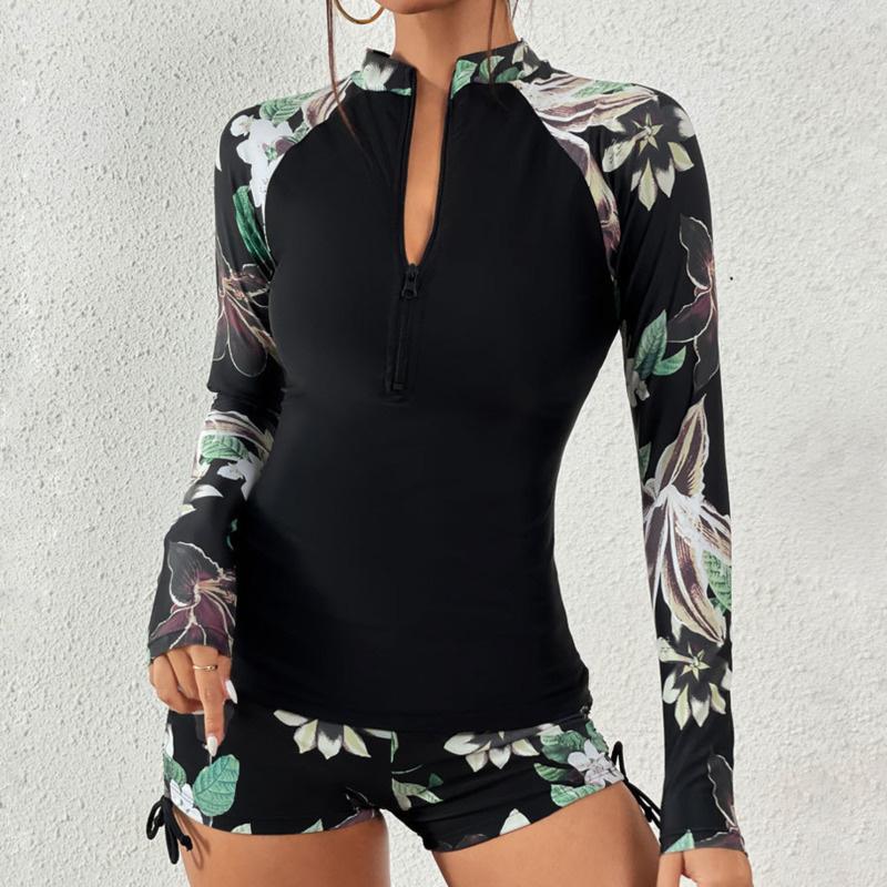 Sariah | Long-Sleeve Two-Piece Tankini Set