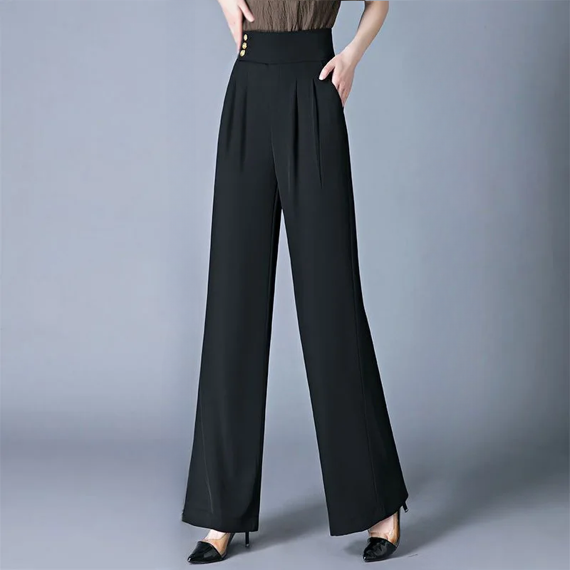 Rose High Waist Wide Leg Pants