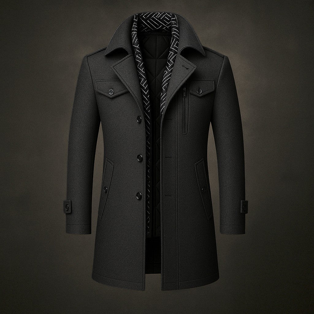 Harrington Wool Coat