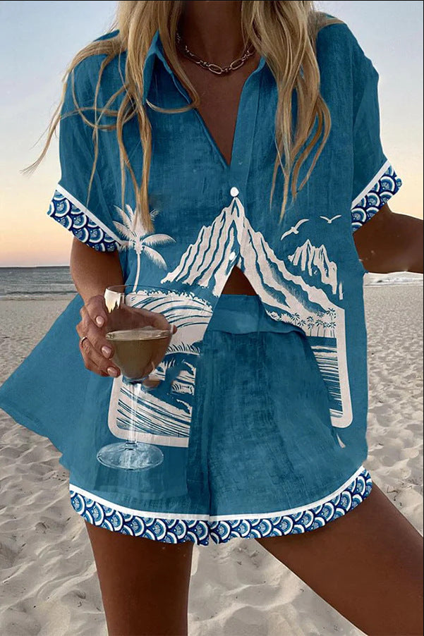 Virina - Short Summer Suit Mount Fuji