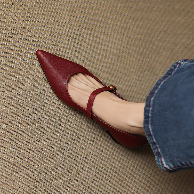 Veloria Lambskin Leather Pumps