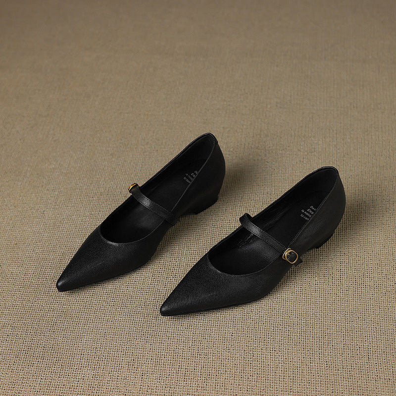 Veloria Lambskin Leather Pumps