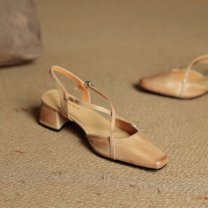 Valenne Leather Heels