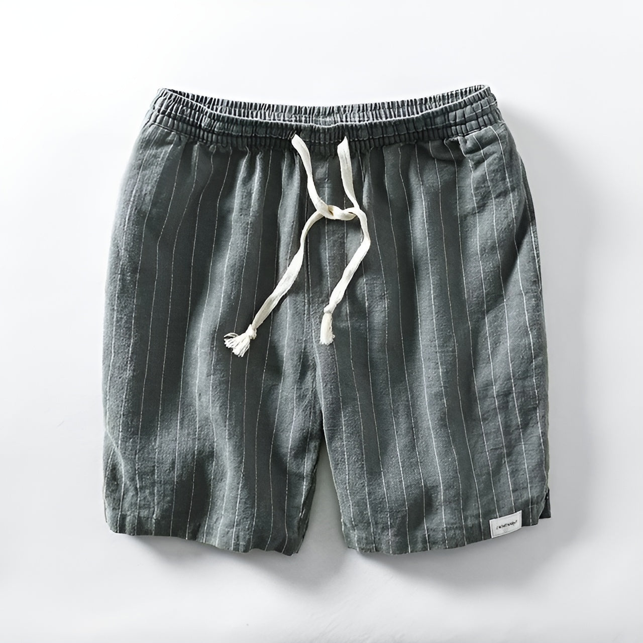 Dune Stripe Linen Shorts
