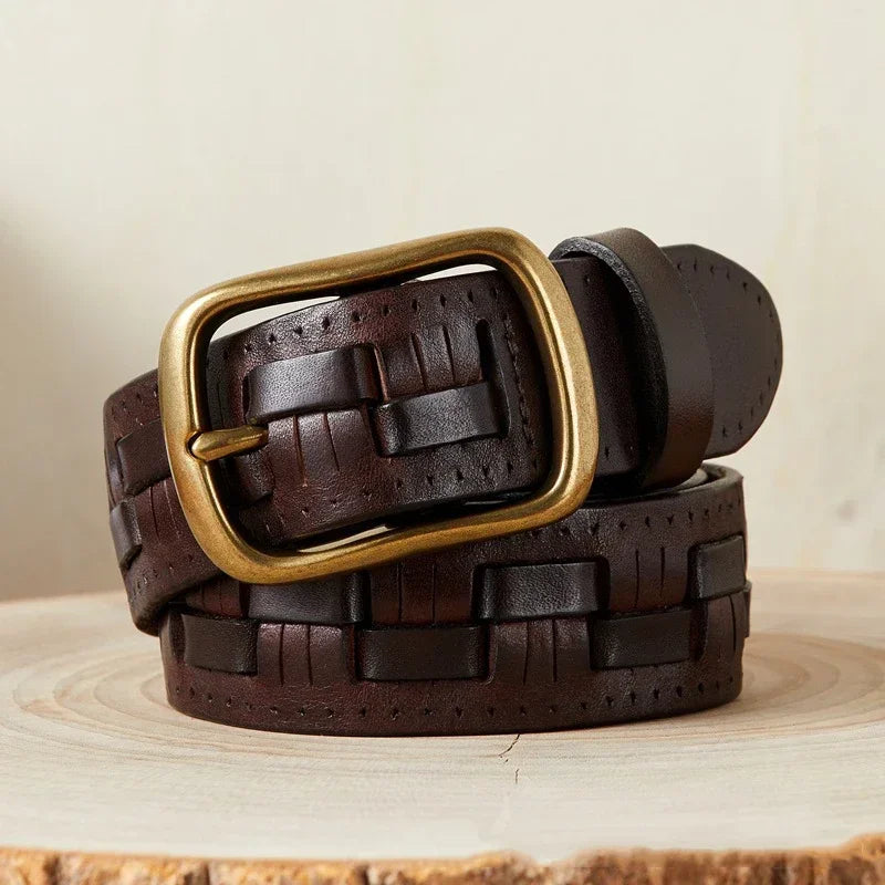 Devon brass buckel Belt