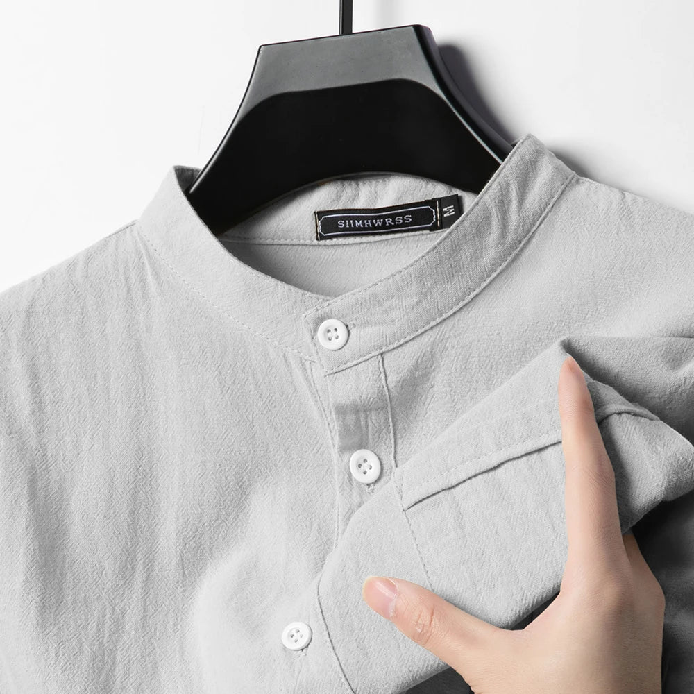 Urban Cotton-Linen Polo