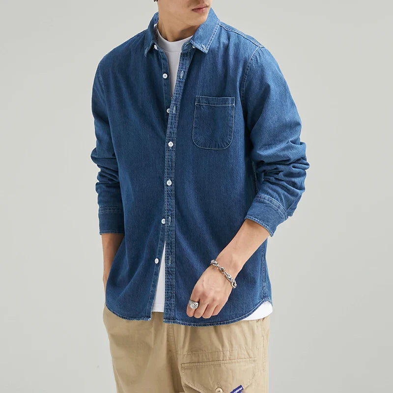 Havery's Cotton-Denim Shirt