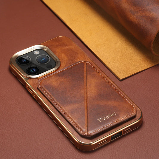 Denior Genuine Leather iPhone Case