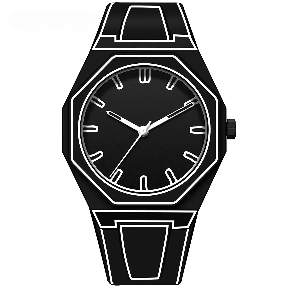 Riccardo Outlined 2D Watch