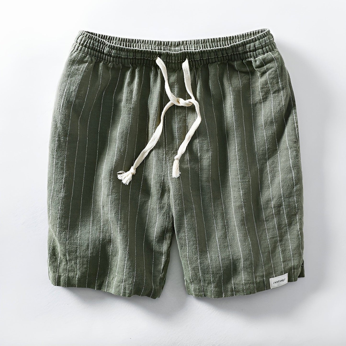 Dune Stripe Linen Shorts