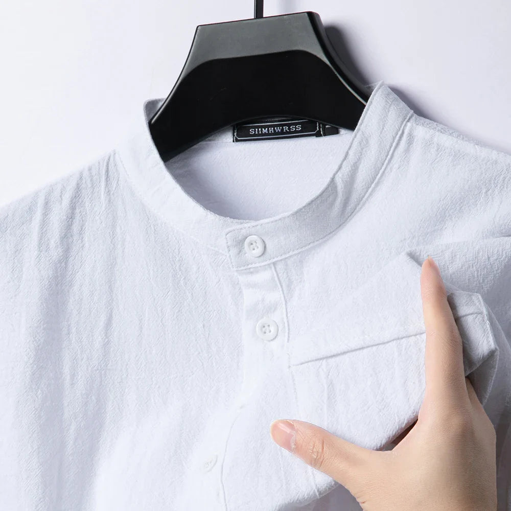 Urban Cotton-Linen Polo