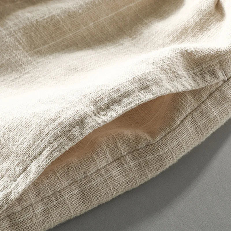 Dune Stripe Linen Shorts