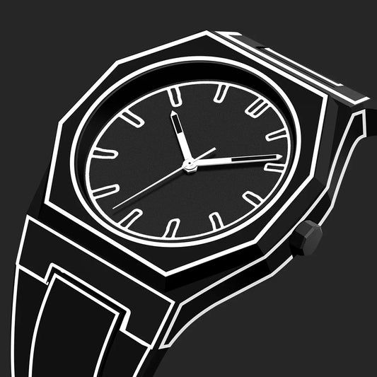 Riccardo Outlined 2D Watch