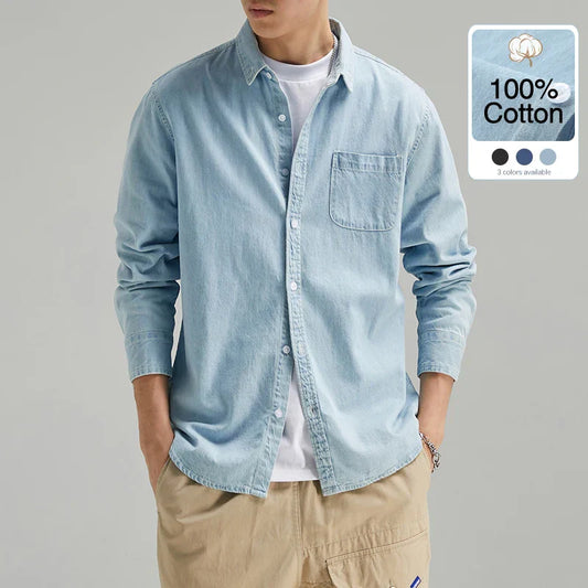 Havery's Cotton-Denim Shirt