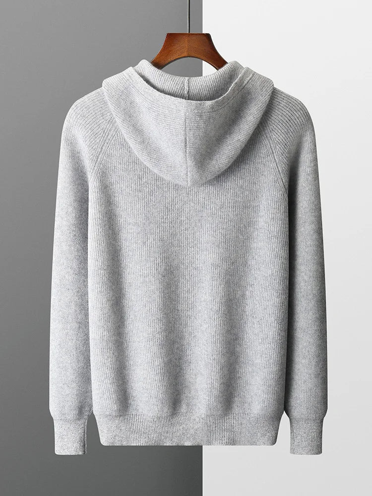 Merino Blend Wool Hoodie