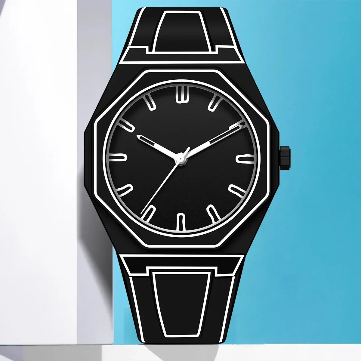 Riccardo Outlined 2D Watch
