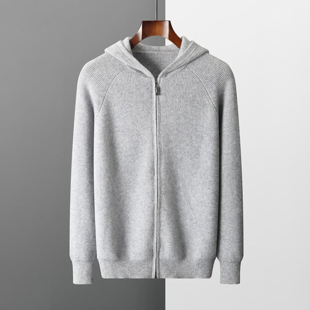 Merino Blend Wool Hoodie