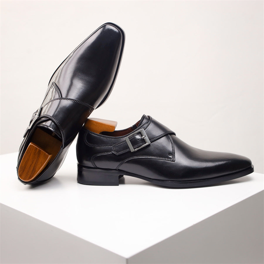Dario Monk Strap Leather Shoes