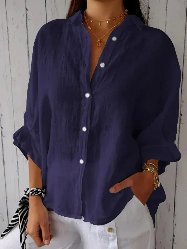 Annabelle | Chic Linen Blouse