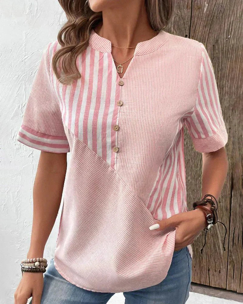 Sandra | Classic Striped Top